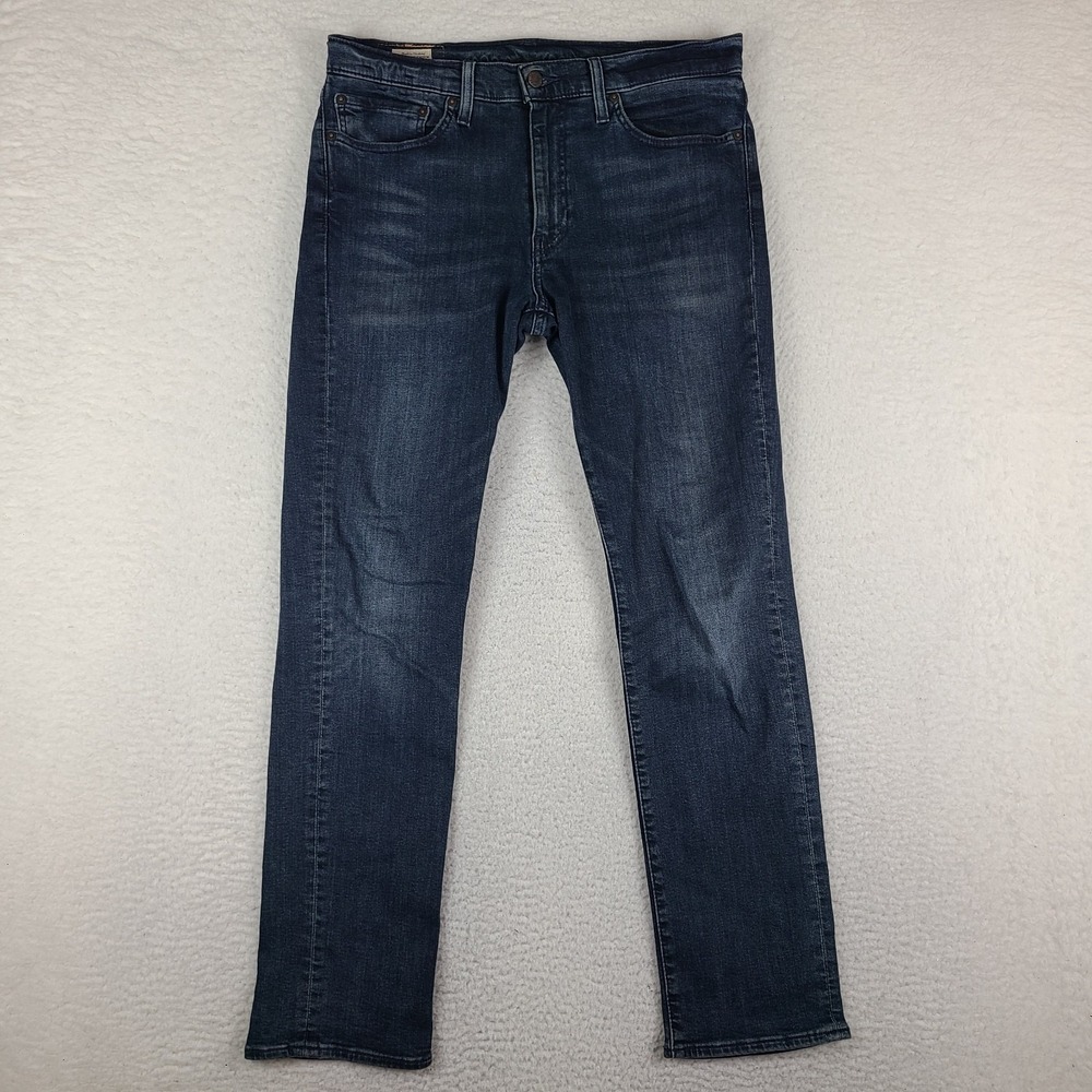 Levi's Premium Jeans Mens 34x32 Blue Lot 511 Slim Fit Dark Wash‎ Denim